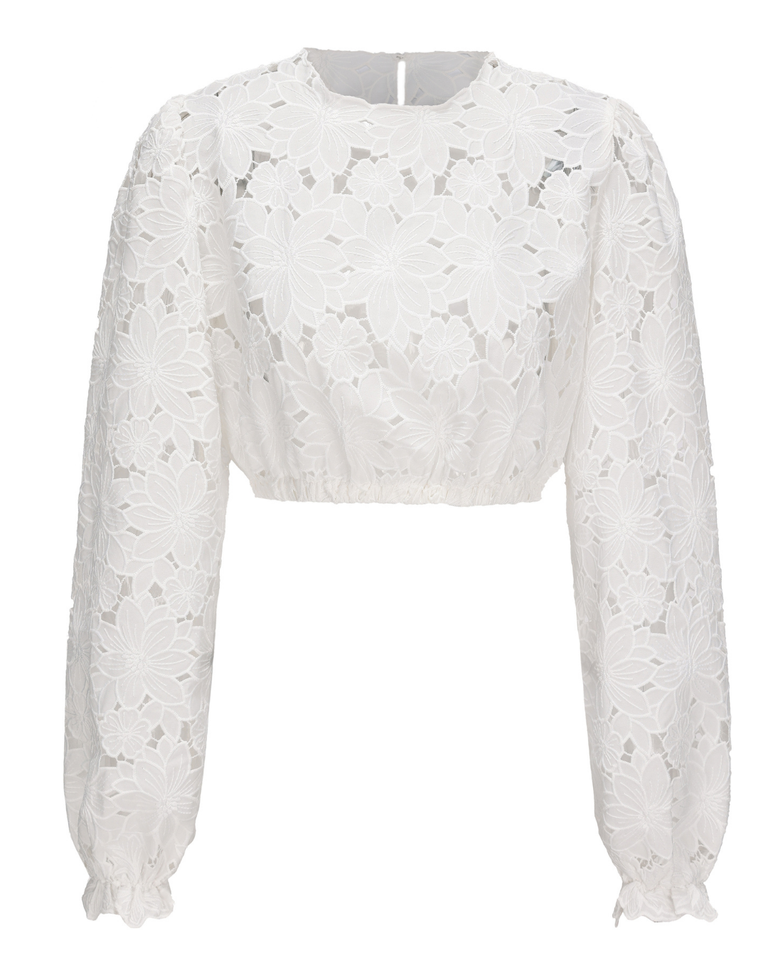 Set Babyblau grobe Spitze