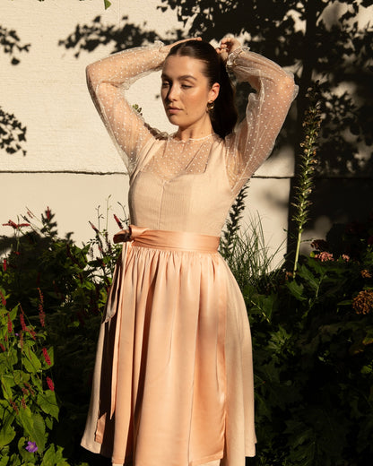 Set Pfirsich Herzchen