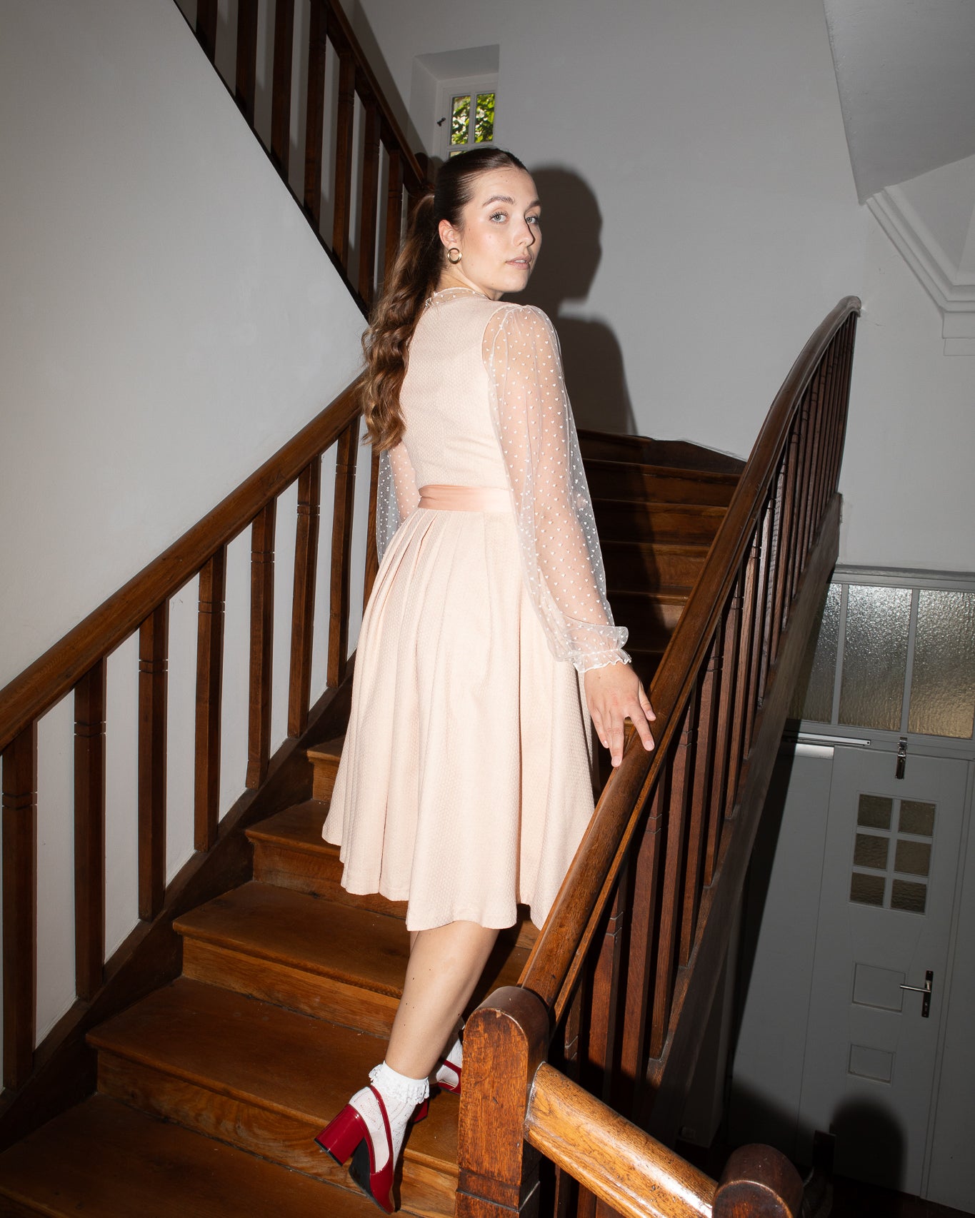 Set Pfirsich Herzchen