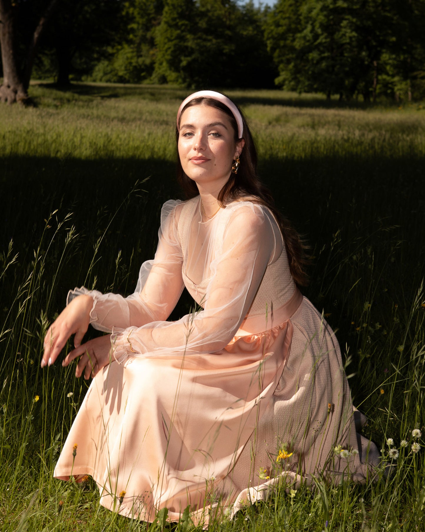 Set Pfirsich Naturweiß