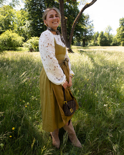 Set Olive grobe Spitze