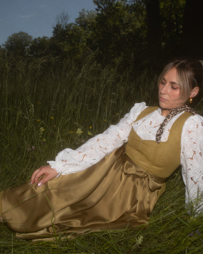 Set Olive grobe Spitze